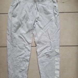 PINK Light gray joggers